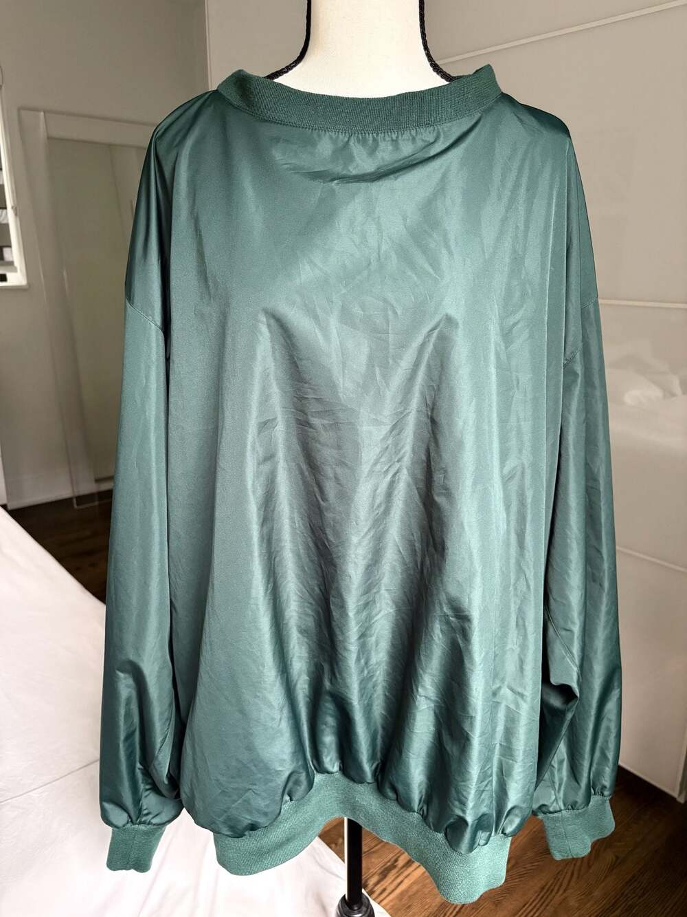 Vintage Polo Ralph Lauren Green Crewneck Pullover Windbreaker Jacket XXL